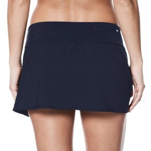 Женская однотонная юбка-борд Swim , черный Nike