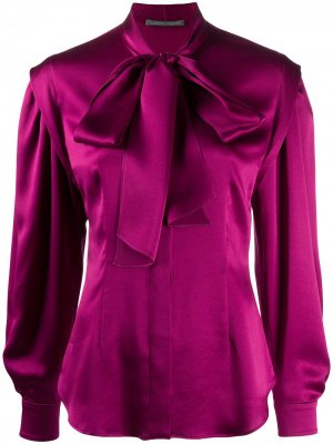 Блузка с шарфом Alberta Ferretti. Цвет: розовый