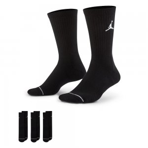 Носки JUMPMAN CREW 3PPK Jordan. Цвет: черный