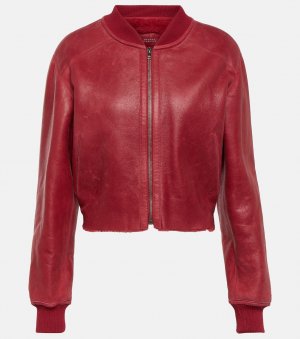 Кожаный пиджак ISABEL MARANT, красный Marant