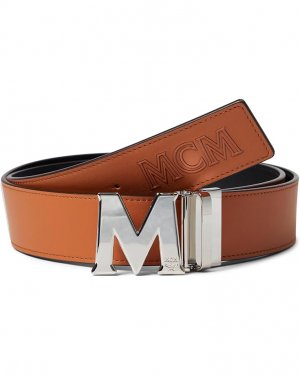 Ремень Claus Leather Belt, цвет Cognac MCM