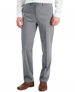 Мужские классические брюки стрейч для выступлений , светло-пастельно-серый Nautica
