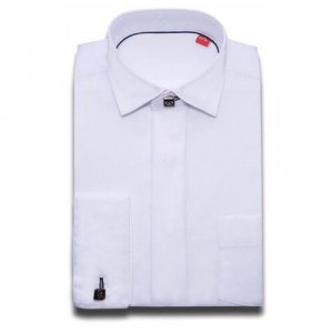 Школьная рубашка , размер 92-98, белый Tsarevich. Цвет: белый