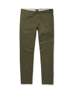 Повседневные брюки J.CREW. Цвет: зеленый-милитари