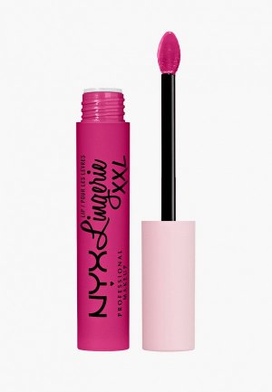 Помада Nyx Professional Makeup LIP LINGERIE XXL, оттенок 19, PINK HIT, 4 мл. Цвет: розовый