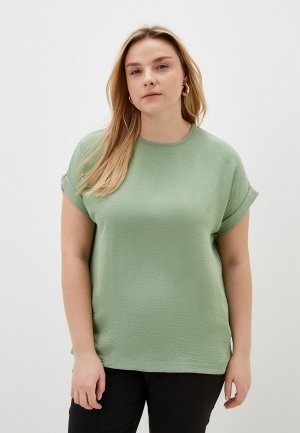 Блуза Стикомода. Цвет: зеленый