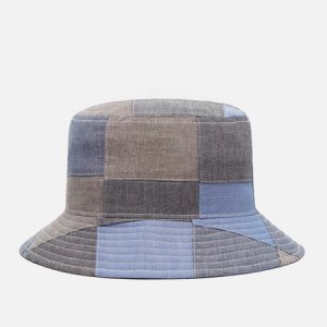 Панама Chambray Patchwork Anonymous Ism. Цвет: голубой