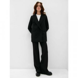 Пиджак , размер 50, черный Minaku. Цвет: черный