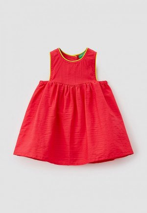 Платье United Colors of Benetton. Цвет: красный