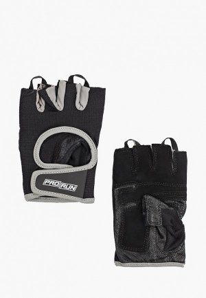 Перчатки для фитнеса Prorun. Цвет: черный