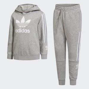 Костюм Lockup Originals adidas. Цвет: белый