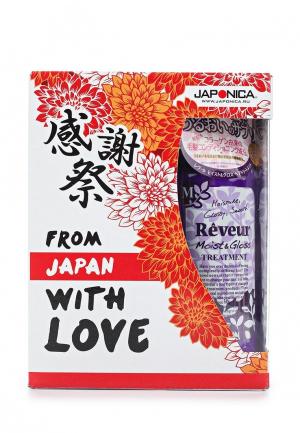 Набор для ухода за волосами Japan Gateway REVEUR Moist&Gloss подарочный по уходу шампунь + кондиционер Мокурэн. Цвет: прозрачный