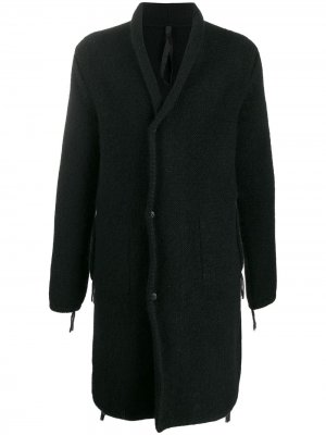 Пальто на пуговицах Poème Bohémien. Цвет: черный