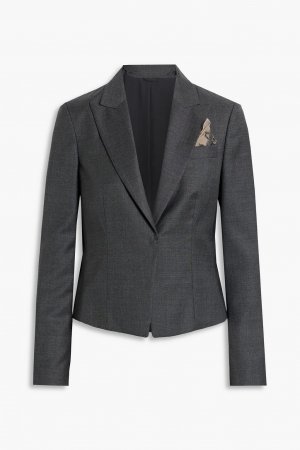 Шерстяной пиджак, серый Brunello Cucinelli