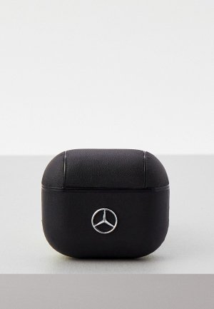 Чехол для наушников Mercedes-Benz Airpods 3. Цвет: черный