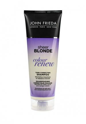 Шампунь John Frieda Sheer Blonde СOLOUR RENEW для восстановления и поддержания оттенка осветленных волос, 250 мл. Цвет: прозрачный