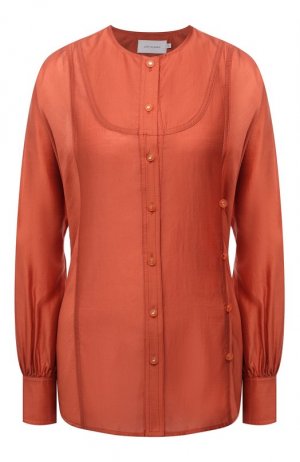 Рубашка Low Classic. Цвет: оранжевый