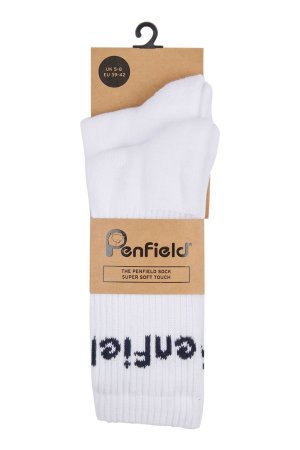Белые носки интарсия 2 шт , белый Penfield