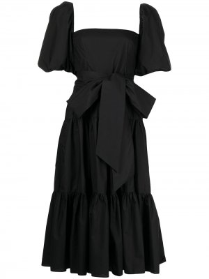 Платье миди Sydney с поясом Cara. Цвет: черный