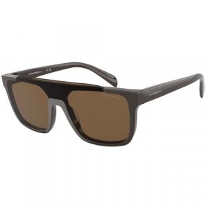 Солнцезащитные очки EMPORIO ARMANI, коричневый Armani. Цвет: коричневый