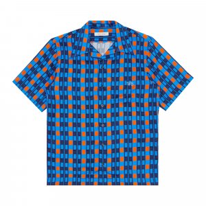 Рубашка для боулинга Highlife, цвет Синий Wales Bonner