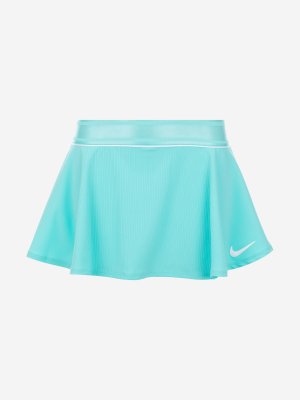Юбка для девочек Court Dry, Голубой, размер 137-146 Nike. Цвет: голубой