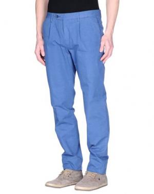 Повседневные брюки G.T.A. MANIFATTURA PANTALONI. Цвет: синий