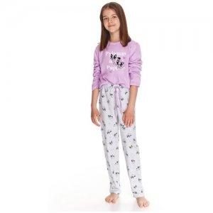 Пижама , размер 110, фиолетовый Taro. Цвет: фиолетовый
