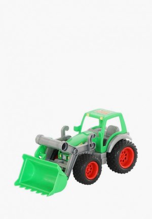 Игрушка Wader Фермер-техник, трактор-погрузчик. Цвет: зеленый