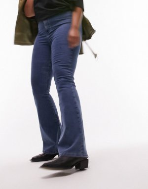 Синие расклешенные джинсы Curve Joni Topshop