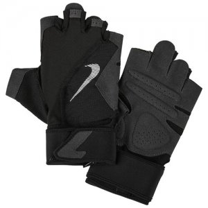 Перчатки для тренировок MENS PREMIUM FITNESS GLOVES BLACK/VOLT/BLACK/WHITE XL N.LG.C1.083.XL NIKE. Цвет: черный