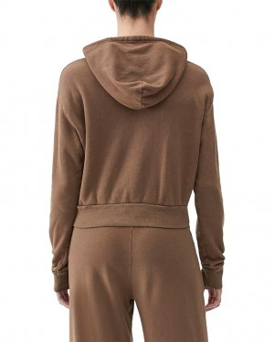 Худи Libbie Cozy Terry Long Sleeve Crop Hoodie, цвет Woodchip Michael Stars