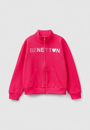 Олимпийка United Colors of Benetton. Цвет: фуксия