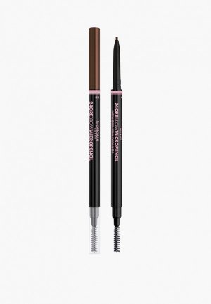 Карандаш для бровей Deborah 24ORE BROW MICROPENCIL, тон 02, 0.1 г. Цвет: коричневый