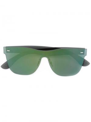 Солнцезащитные очки с оправой авиатор Retrosuperfuture. Цвет: зелёный