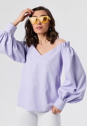 Блуза LMP. Цвет: фиолетовый