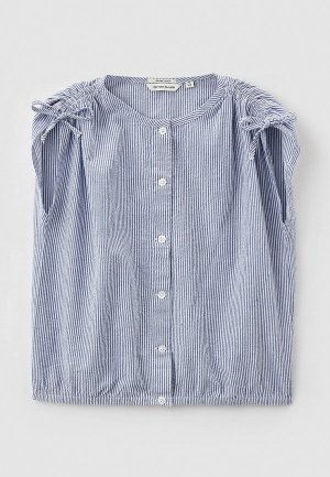 Блуза Tom Tailor. Цвет: синий