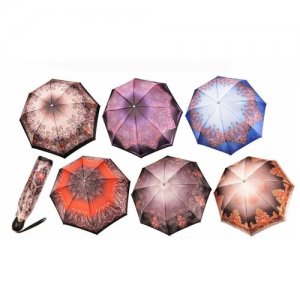 Зонт женский Три Слона 3838 (ассортимент расцветок). Цвет: мультиколор
