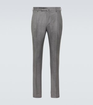 Узкие брюки из натуральной шерсти , серый Incotex