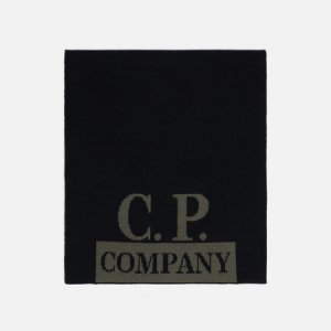 Шарф Merino Wool C.P. Company. Цвет: чёрный