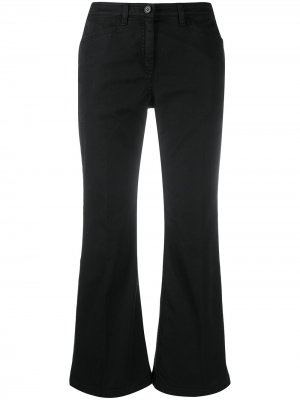Укороченные расклешенные брюки Nº21. Цвет: черный
