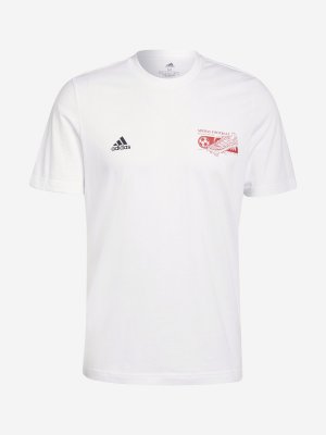 Футболка мужская Predator Graphic, Белый adidas. Цвет: белый