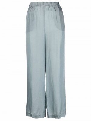 Taffeta wide-leg trousers ASPESI. Цвет: синий