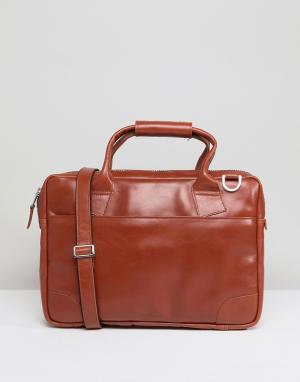 Кожаная сумка Supreme Royal RepubliQ. Цвет: коричневый