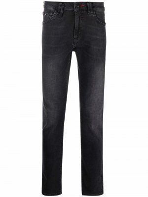 Зауженные джинсы Philipp Plein. Цвет: серый