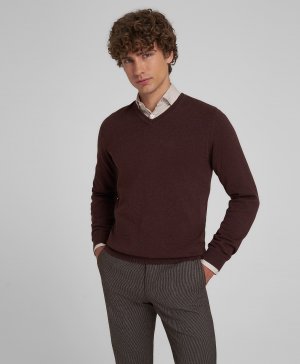 Пуловер трикотажный KWL-0677 BROWN HENDERSON. Цвет: коричневый