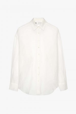 Рубашка Silk Organza - Limited Edition, белый ZARA