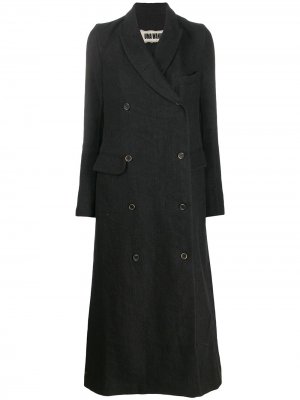 Длинное двубортное пальто Uma Wang