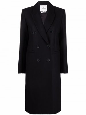 Двубортное пальто миди Ba&Sh. Цвет: черный