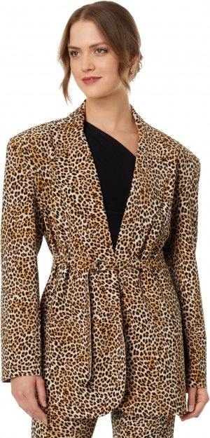 Однобортный пиджак оверсайз , цвет BB Leopard Norma Kamali